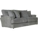The appearance of Jackson Lamar Sofa designed by Jackson in the traditional interior design. This gray piece of furniture was selected by 1StopBedrooms from Lamar Collection to add a touch of cosiness and style into your home. Sku: 409803172428226728. Material: Polyester.