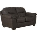 The appearance of Jackson Legend Loveseat designed by Jackson in the traditional interior design. This chocolate piece of furniture was selected by 1StopBedrooms from Legend Collection to add a touch of cosiness and style into your home. Sku: 445502141259141359. Material: Polyester.