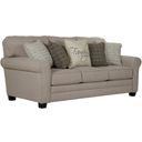 The appearance of Jackson Lewiston Sofa designed by Jackson in the traditional interior design. This cement piece of furniture was selected by 1StopBedrooms from Lewiston Collection to add a touch of cosiness and style into your home. Sku: 327903192818208518. Material: Polyester.