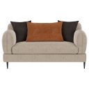 The appearance of Jade Chenille Upholstered Sculpted Track Arm Loveseat In Latte designed by Coaster in the modern / contemporary interior design. This latte piece of furniture  was selected by 1StopBedrooms from Jade Collection to add a touch of cosiness and style into your home. Sku: 509412. Material: Polyester.