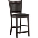 The appearance of Jaden Upholstered Counter Height Stools Black and Espresso Set of 2 designed by Coaster in the transitional interior design. This espresso piece of furniture was selected by 1StopBedrooms from Jaden Collection to add a touch of cosiness and style into your home. Sku: 100959. Material: Wood.