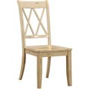 The appearance of Janina Pine Buttermilk Side Chair Set of 2 designed by Homelegance in the transitional interior design. This brown piece of furniture was selected by 1StopBedrooms from Janina Collection to add a touch of cosiness and style into your home. Sku: 5516BMS. Material: Wood.