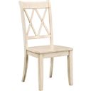 The appearance of Janina Pine White Side Chair Set of 2 designed by Homelegance in the transitional interior design. This brown piece of furniture was selected by 1StopBedrooms from Janina Collection to add a touch of cosiness and style into your home. Sku: 5516WTS. Material: Wood.
