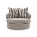 Jasmine Grove Swivel Accent Chair In Fossil