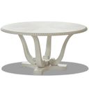 The appearance of Jasper County Dogwood Complete Round Table In Dogwood designed by Legacy Classic in the traditional interior design. This dogwood piece of furniture  was selected by 1StopBedrooms from Jasper County Collection to add a touch of cosiness and style into your home. Sku: TY790-030T;TY790-030B. Table Top Shape: Round. Size: 60". Material: Oak Veneer.