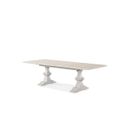 The appearance of Jasper County Tillman Complete Dining Table In Dogwood designed by Legacy Classic in the traditional interior design. This dogwood piece of furniture  was selected by 1StopBedrooms from Jasper County Collection to add a touch of cosiness and style into your home. Sku: TY790-102T;TY790-102B. Table Top Shape: Rectangular. Size: 84" x 42". Material: Oak Veneer.