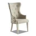 The appearance of Jasper County Upholstered Host Chair In Dogwood designed by Legacy Classic in the traditional interior design. This dogwood piece of furniture  was selected by 1StopBedrooms from Jasper County Collection to add a touch of cosiness and style into your home. Sku: TY790-906. Material: Oak Veneer.