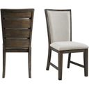 Jasper Dark Walnut Slat Back Side Chair Set Of 2