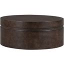 Jax Solid Wood with Poplar Venner 42 Inch Coffee Table In Dark Brown