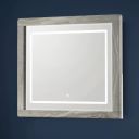 Jazz Mirror In White