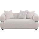 The appearance of Jeanette 73-Inch Fabric Upholstered Round Arm Loveseat In Beige designed by Coaster in the modern / contemporary interior design. This beige piece of furniture was selected by 1StopBedrooms from Jeanette Collection to add a touch of cosiness and style into your home. Sku: 508962. Material: Fabric.