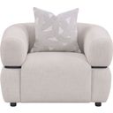 The appearance of Jeanette Fabric Upholstered Round Arm Accent Chair In Beige designed by Coaster in the modern / contemporary interior design. This beige piece of furniture was selected by 1StopBedrooms from Jeanette Collection to add a touch of cosiness and style into your home. Sku: 508963. Material: Textured.