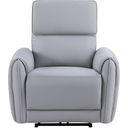The appearance of Jeromie Power Motion Recliner with USB Port In Light Gray designed by ACME in the modern / contemporary interior design. This light gray piece of furniture  was selected by 1StopBedrooms from Jeromie Collection to add a touch of cosiness and style into your home. Sku: LV03337. Material: Solid Wood.
