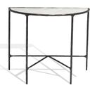 The appearance of Jessa Forged Metal Console Table In Black And White designed by Safavieh Couture in the glam interior design. This black and white piece of furniture was selected by 1StopBedrooms from Jessa Collection to add a touch of cosiness and style into your home. Sku: SFV9506D. Material: MDF.