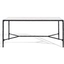 Jessa Metal Coffee Table In Black and White