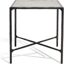 The appearance of Jessa Metal Square End Table In Black And White designed by Safavieh Couture in the glam interior design. This black and white piece of furniture  was selected by 1StopBedrooms from Jessa Collection to add a touch of cosiness and style into your home. Sku: SFV9503D. Material: MDF.