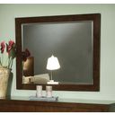 The appearance of Jessica Rectangular Wall Dresser Mirror Cappuccino designed by Coaster in the modern / contemporary interior design. This cappuccino piece of furniture  was selected by 1StopBedrooms from Jessica Collection to add a touch of cosiness and style into your home. Sku: 200714. Material: Wood.