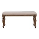 The appearance of Joanna Bench In Brown designed by Steve Silver in the country / farmhouse interior design. This brown piece of furniture was selected by 1StopBedrooms from Joanna Collection to add a touch of cosiness and style into your home. Sku: JA600NBN. Material: MDF.