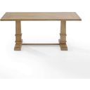 The appearance of Joanna Dining Table In Rustic Brown designed by Crosley Brands in the modern / contemporary interior design. This rustic brown piece of furniture was selected by 1StopBedrooms from Joanna Collection to add a touch of cosiness and style into your home. Sku: CF2013-RB-1OF2;CF2013-RB-2OF2. Material: MDF. Table Top Shape: Rectangular. Size: 35" x 72".