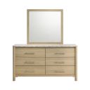 Joanna Dresser and Mirror Set In Natural