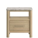 Joanna Nightstand with USB In Natural