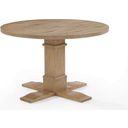 The appearance of Joanna Round Dining Table In Rustic Brown designed by Crosley Brands in the modern / contemporary interior design. This rustic brown piece of furniture  was selected by 1StopBedrooms from Joanna Collection to add a touch of cosiness and style into your home. Sku: CF2012-RB-1OF2;CF2012-RB-2OF2. Table Top Shape: Round. Material: MDF. Size: 47".