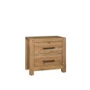 The appearance of Joinery 2 Drawer Nightstand In Natural Oak designed by Artisan & Post in the modern / contemporary interior design. This natural oak piece of furniture was selected by 1StopBedrooms from Joinery Collection to add a touch of cosiness and style into your home. Sku: 192-227. Material: Wood.