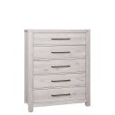 The appearance of Joinery 5 Drawer Chest In Whitewashed Oak designed by Artisan & Post in the modern / contemporary interior design. This whitewashed oak piece of furniture was selected by 1StopBedrooms from Joinery Collection to add a touch of cosiness and style into your home. Sku: 194-115. Material: Wood.