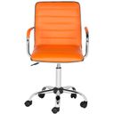 The appearance of Jonika Orange Swivel Desk Chair designed by Safavieh in the modern / contemporary interior design. This orange piece of furniture was selected by 1StopBedrooms from Elaine Collection to add a touch of cosiness and style into your home. Sku: FOX7520D. Material: Steel.