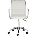 The appearance of Jonika White Swivel Desk Chair designed by Safavieh in the modern / contemporary interior design. This white piece of furniture was selected by 1StopBedrooms from Elaine Collection to add a touch of cosiness and style into your home. Sku: FOX7520A. Material: Steel.