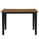The appearance of Joplin Counter Table In Brown designed by Steve Silver in the transitional interior design. This brown piece of furniture  was selected by 1StopBedrooms from Joplin Collection to add a touch of cosiness and style into your home. Sku: JOP500NPT. Table Top Shape: Rectangular. Material: Rubberwood.