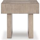 The appearance of Jorlaina End Table In Light Brown designed by Signature Design by Ashley in the traditional interior design. This grayish brown piece of furniture  was selected by 1StopBedrooms from Jorlaina Collection to add a touch of cosiness and style into your home. Sku: T922-2. Material: Wood.