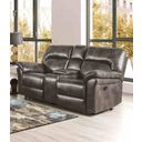 The appearance of Josias Loveseat In Dark Gray Leatherette designed by Furniture of America in the transitional interior design. This dark gray leatherette piece of furniture was selected by 1StopBedrooms from Josias Collection to add a touch of cosiness and style into your home. Sku: CM9908DG-CS;CM9908DG-LCH;CM9908DG-RCH. Material: Leather.