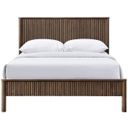Julesford Solid Wood Queen Bed In Walnut