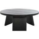 The appearance of Julianna Wood Coffee Table In Black designed by Safavieh Couture in the modern / contemporary interior design. This black piece of furniture  was selected by 1StopBedrooms from Julianna Collection to add a touch of cosiness and style into your home. Sku: SFV2127B. Material: Wood.