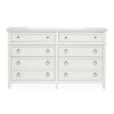 Juniper Hill Double Drawer Dresser In Whisper White