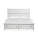 Juniper Hill King Panel Storage Bed In Whisper White