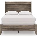 The appearance of Jusika Full Panel Bed In Brown designed by Signature Design by Ashley in the transitional interior design. This brown piece of furniture  was selected by 1StopBedrooms from Jusika Collection to add a touch of cosiness and style into your home. Sku: NCB2005-84;NCB2005-87. Bed Type: Panel Bed. Bed Size: Full.