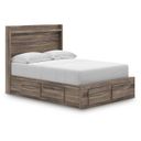 Jusika Full Panel Storage Bed In Brown