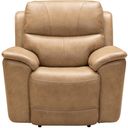 The appearance of Kaden Power Recliner with Power Head Rest and Power Lumbar In Taupe designed by BarcaLounger in the modern / contemporary interior design. This taupe piece of furniture  was selected by 1StopBedrooms from Kaden Collection to add a touch of cosiness and style into your home. Sku: 9PHL3665372282. Material: Leather.