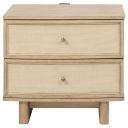 The appearance of Kailani 2-Drawer Nightstand Bedside Table In Beige Oak designed by Coaster in the coastal interior design. This beige oak piece of furniture was selected by 1StopBedrooms from Kailani Collection to add a touch of cosiness and style into your home. Sku: 225042. Material: MDF.