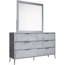 The appearance of Kailani Dresser In Gray designed by New Classic in the modern / contemporary interior design. This gray piece of furniture was selected by 1StopBedrooms from Kailani Collection to add a touch of cosiness and style into your home. Sku: B4378G-050. Material: Wood.