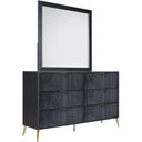 The appearance of Kailani Mirror In Black designed by New Classic in the modern / contemporary interior design. This black piece of furniture was selected by 1StopBedrooms from Kailani Collection to add a touch of cosiness and style into your home. Sku: B4378K-060. Material: Glass.