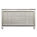 The appearance of Kaitlyn Dresser designed by ACME in the glam interior design. This medium color piece of furniture was selected by 1StopBedrooms from Kaitlyn Collection to add a touch of cosiness and style into your home. Sku: 27235. Material: MDF.