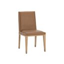 Kalla Dining Chair Set of 2 In Milliken Cognac
