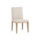 Kalla Dining Chair Set of 2 In Monument Oatmeal