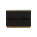 Kalla Large Nightstand In Charcoal
