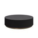 Kalla Round Coffee Table In Charcoal
