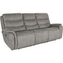 The appearance of Kamari Sofa with Duel Recliner In Gray designed by New Classic in the modern / contemporary interior design. This gray piece of furniture was selected by 1StopBedrooms from Kamari Collection to add a touch of cosiness and style into your home. Sku: U092-30-GRY. Material: Fabric.