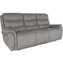 The appearance of Kamari Sofa with Power Headrest and Footrest In Gray designed by New Classic in the modern / contemporary interior design. This gray piece of furniture  was selected by 1StopBedrooms from Kamari Collection to add a touch of cosiness and style into your home. Sku: U092-30P2-GRY. Material: Fabric.